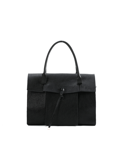 CHIC SUEDE DOCTOR'S TOTE BAG