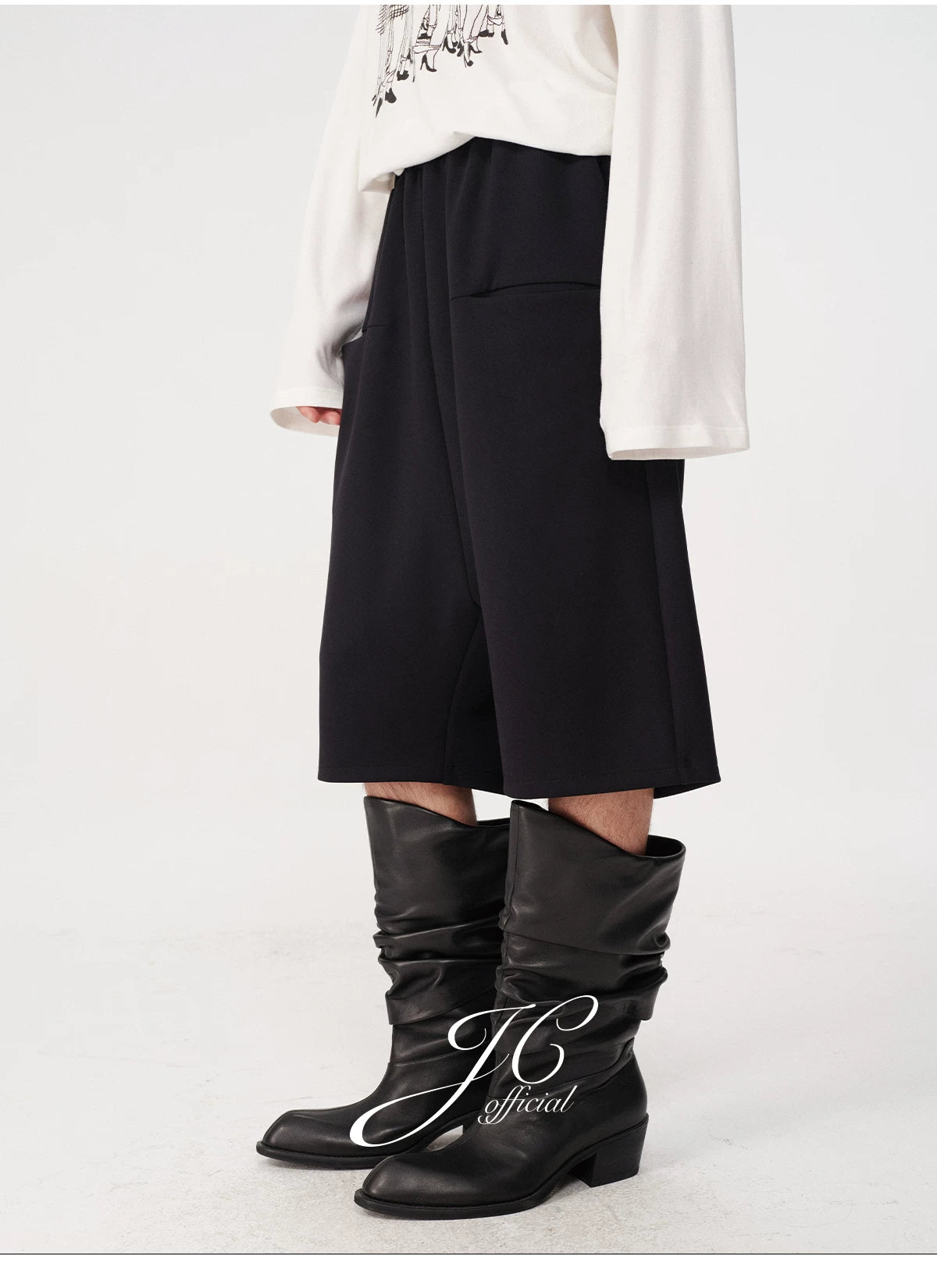 LOW-RISE POCKET SHORTS