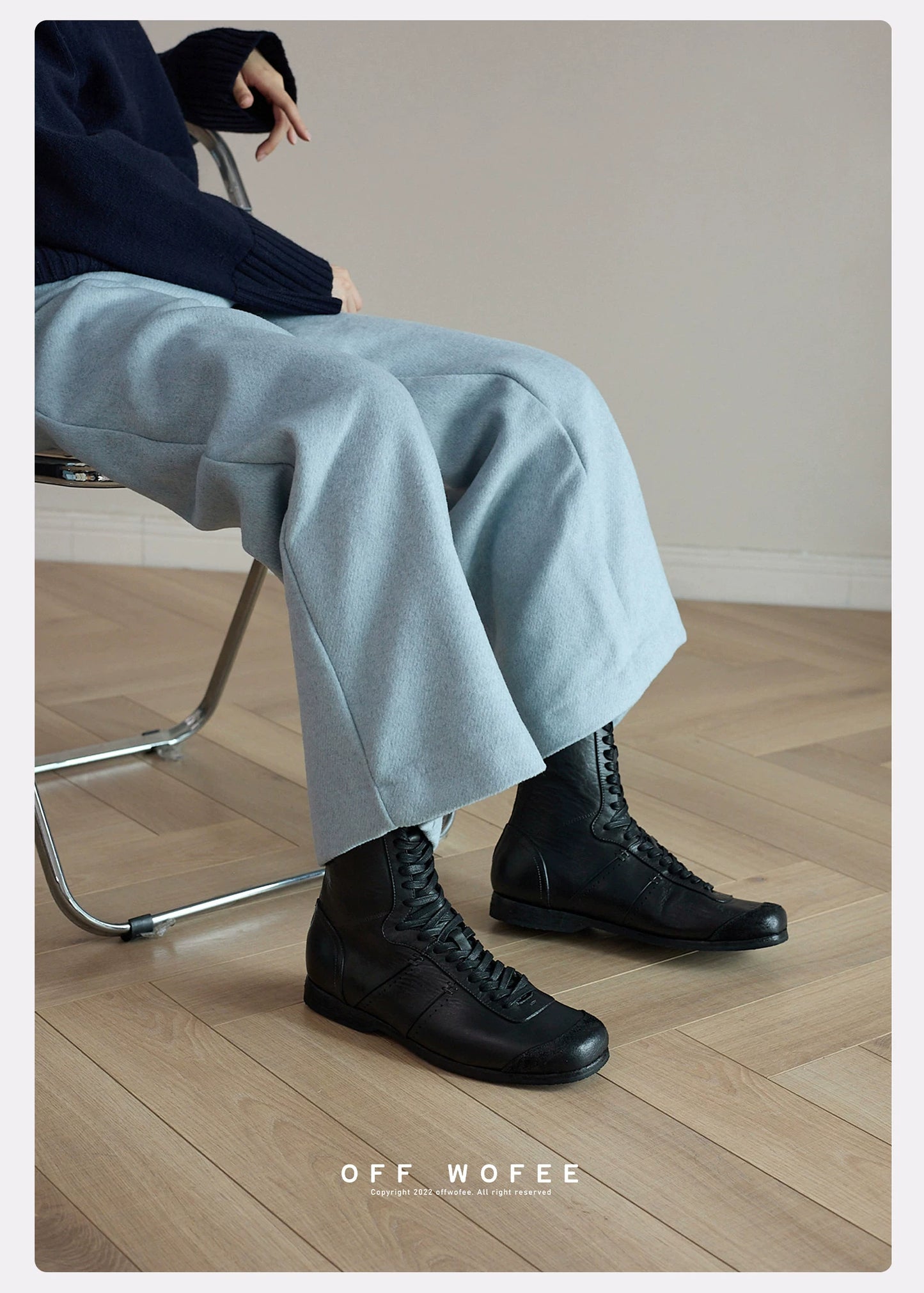 BLACK SUEDE BOXING SHOES