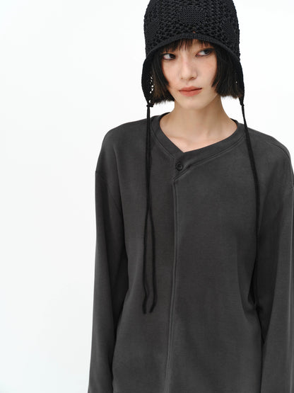 WARM V-NECK MERINO WOOL TOP