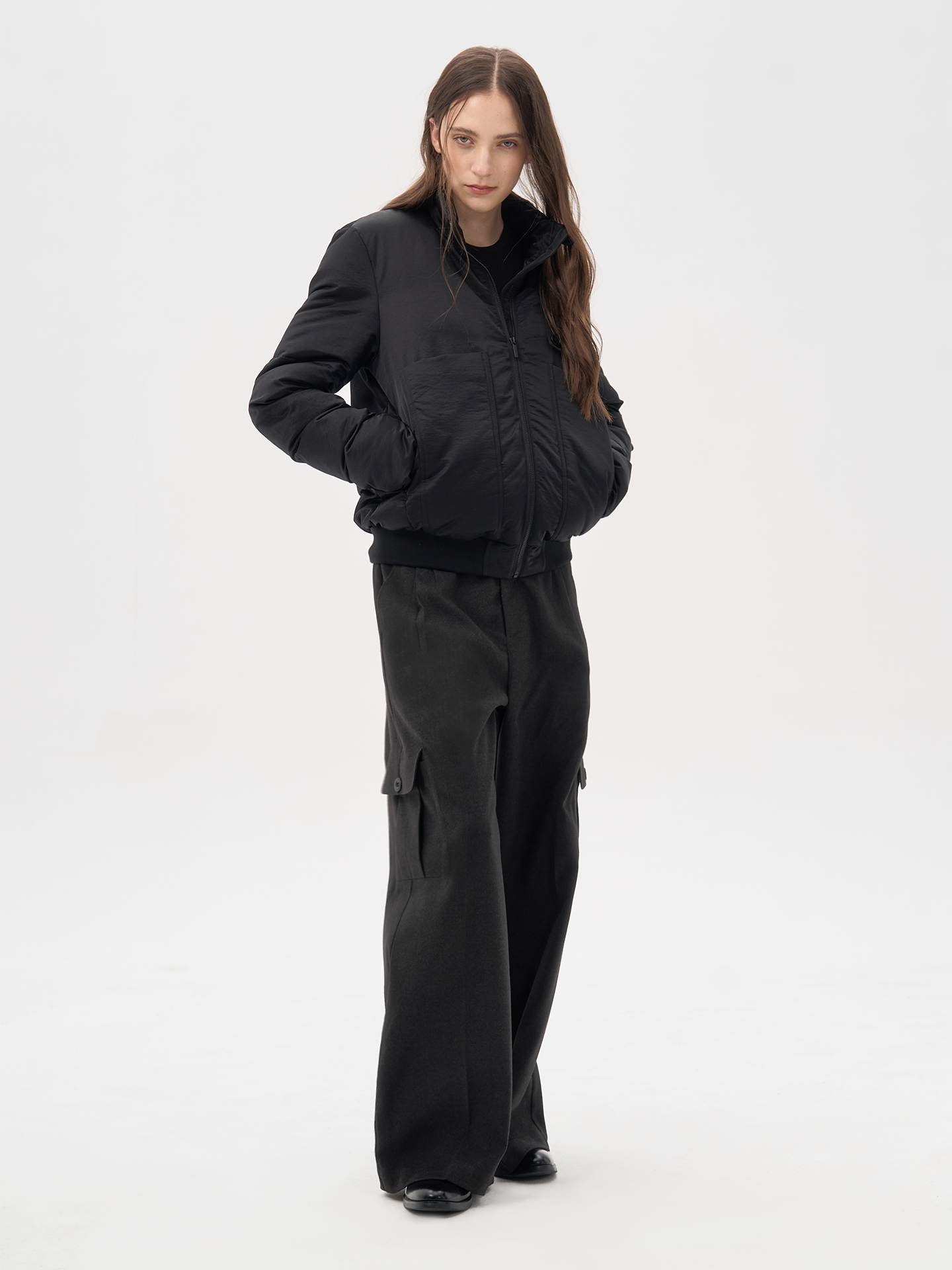 TWEED A-LINE TROUSERS