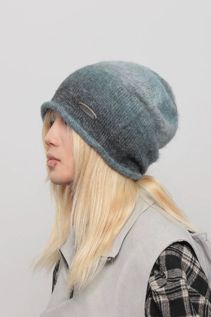 GRADIENT SLOUCH KNIT CAP 15