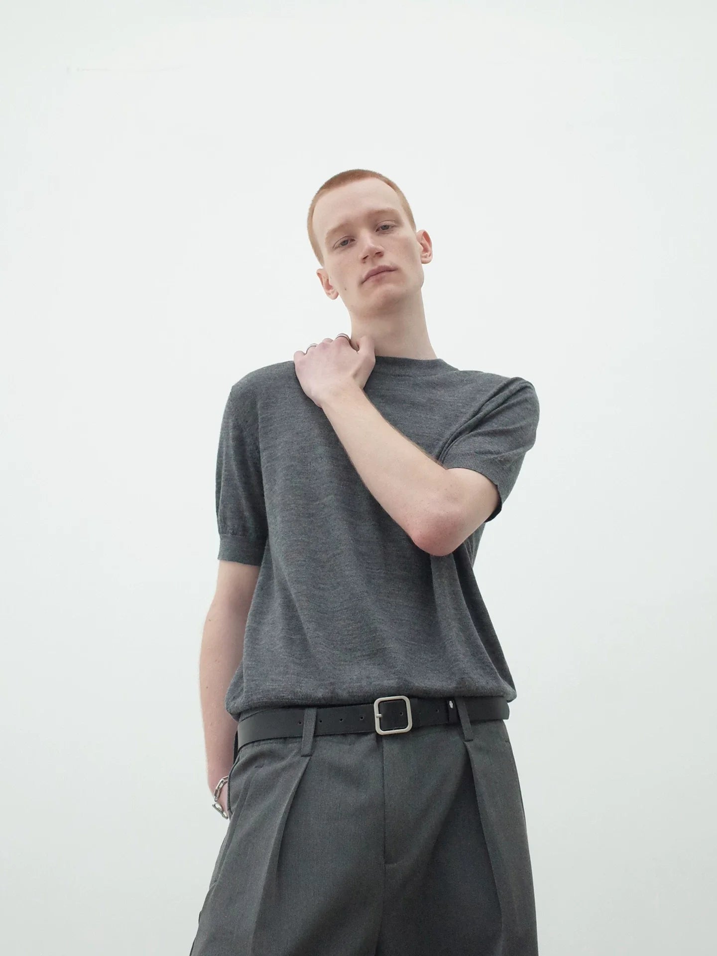 MERINO CREW NECK T-SHIRT