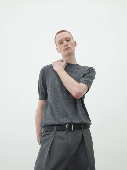 MERINO CREW NECK T-SHIRT
