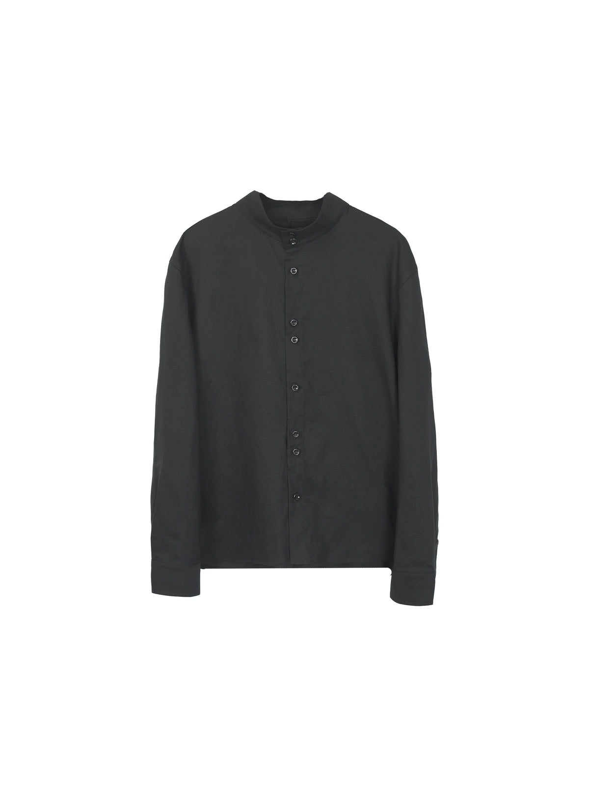 ASYMMETRICAL BUTTON-DOWN SHIRT