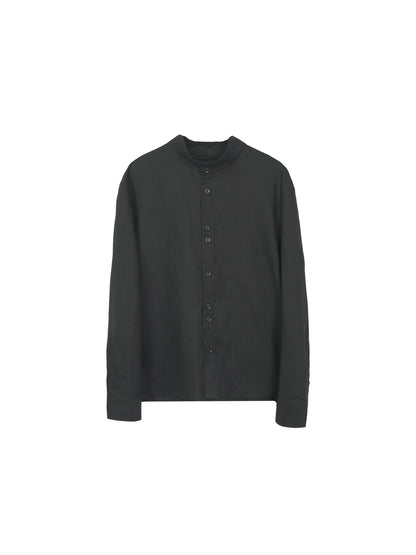 ASYMMETRICAL BUTTON-DOWN SHIRT