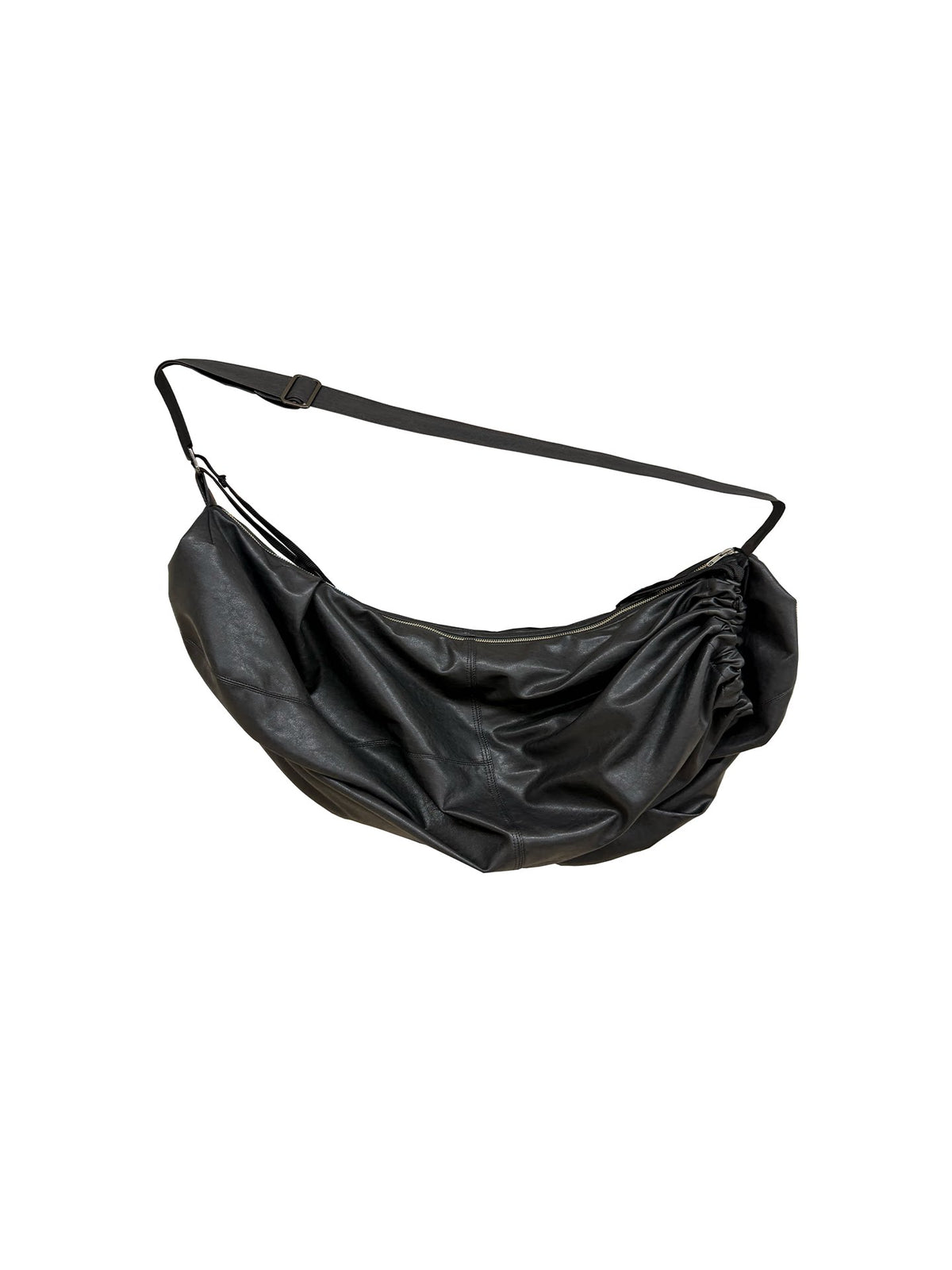ECO-FRIENDLY LEATHER DRAWSTRING BAG