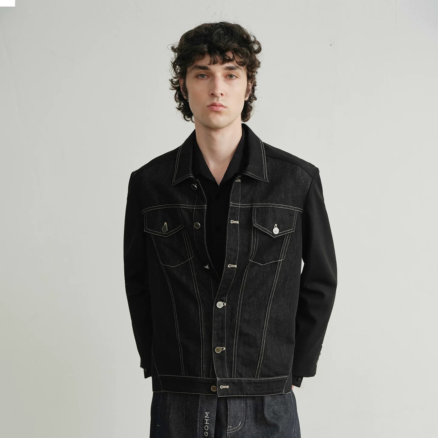 DECONSTRUCTED DENIM BLAZER