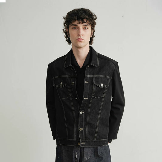 DECONSTRUCTED DENIM BLAZER