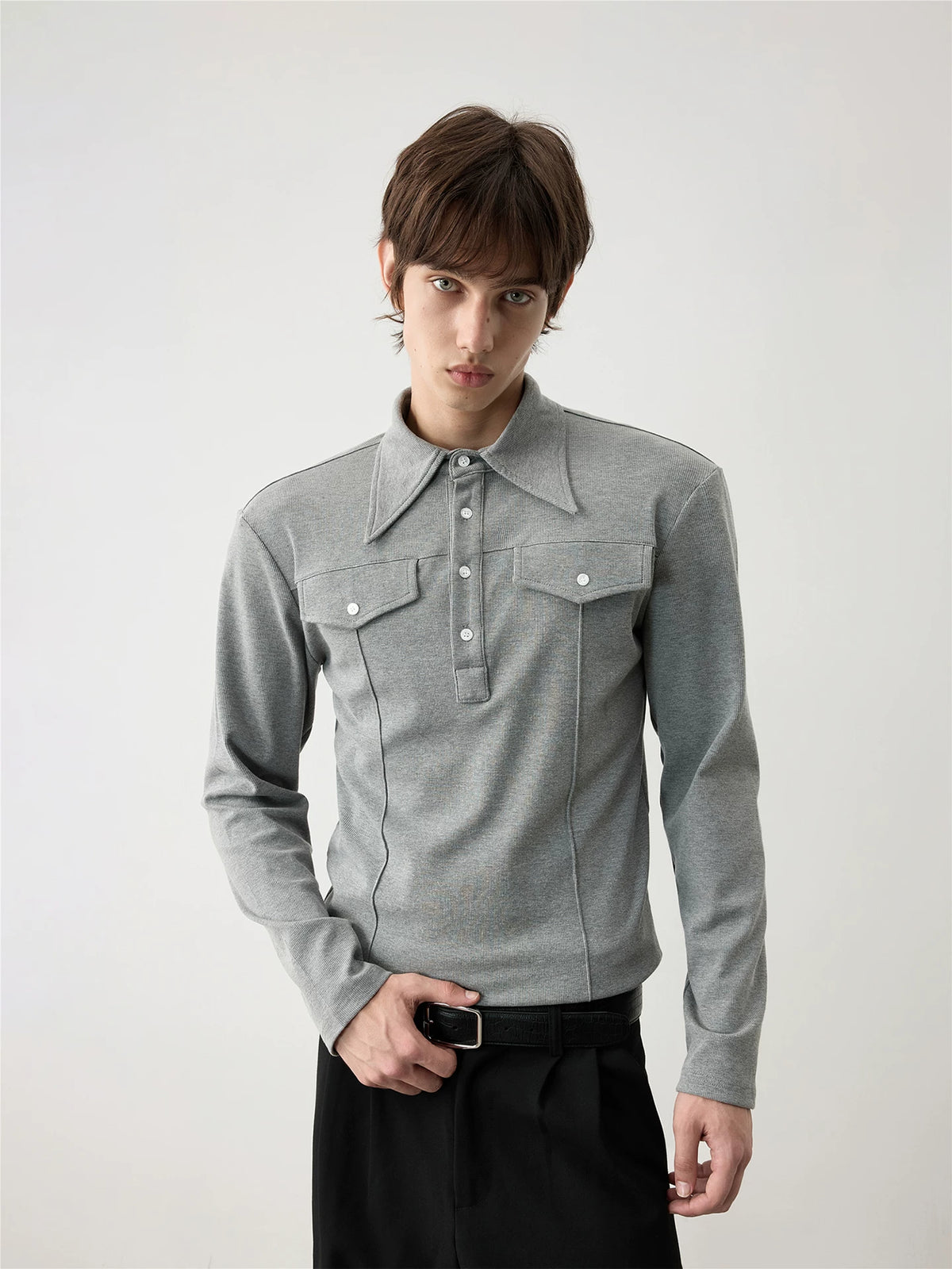 SLIM-FIT LONG SLEEVE SHIRT
