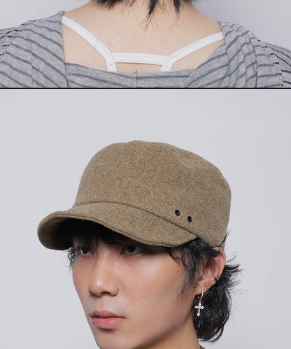 WOOL FLAT TOP CAP 12