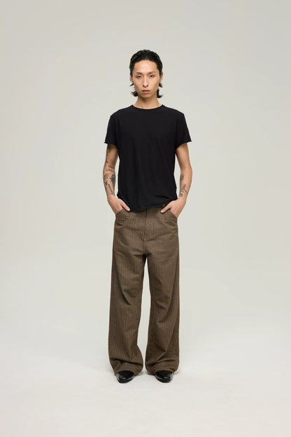 COZY SHEER ROLLED-CUFF TEE