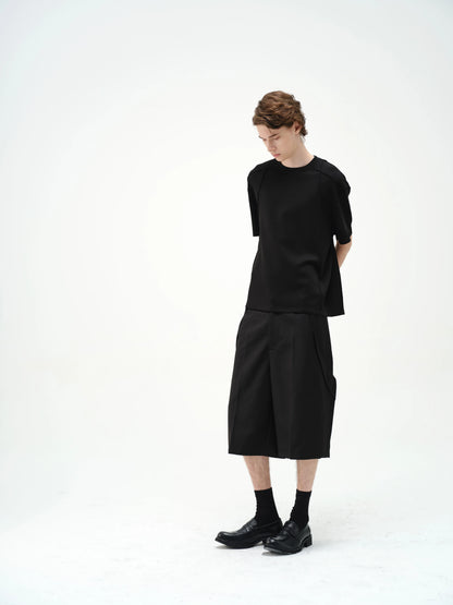 3D CUT LOOSE LEAF SHORTS