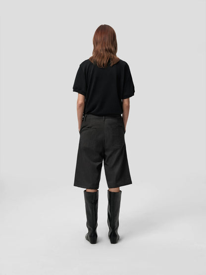 V-NECK DOUBLE LAYER T-SHIRT