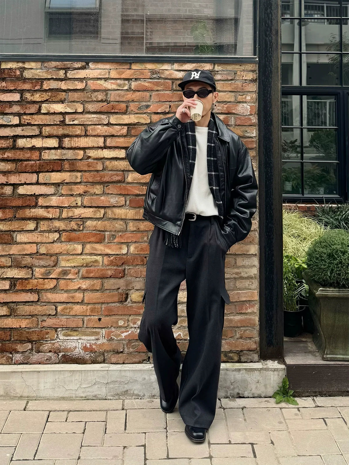 TWEED A-LINE TROUSERS