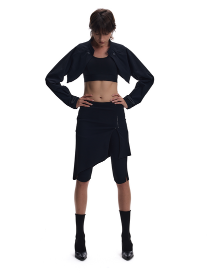 HONEYCOMB TEXTURED WATER-RESISTANT JACKET
