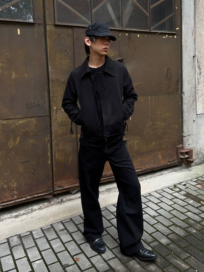 SLANT ZIP SHORT JACKET