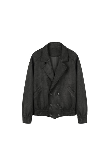 SUEDE BOMBER JACKET