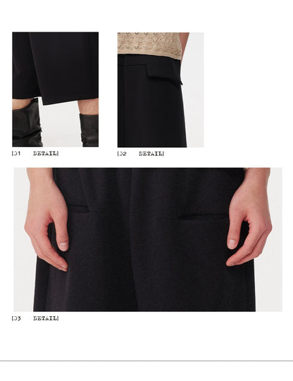 LOW-RISE POCKET SHORTS