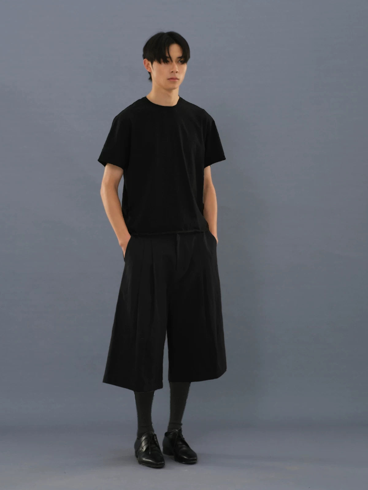 LINEN BLEND CASUAL SHORTS