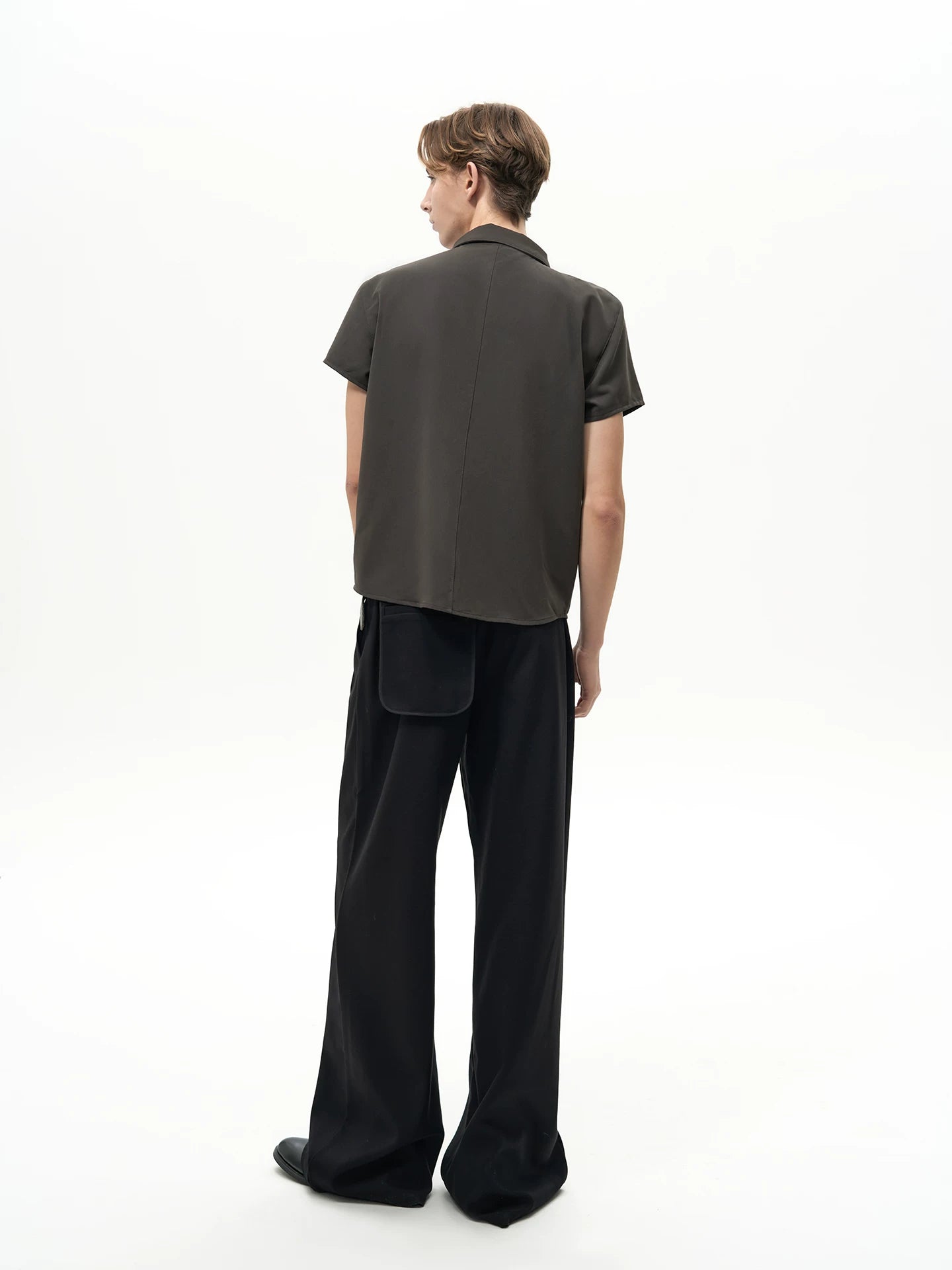 DECONSTRUCTED PLEATED SHIRT