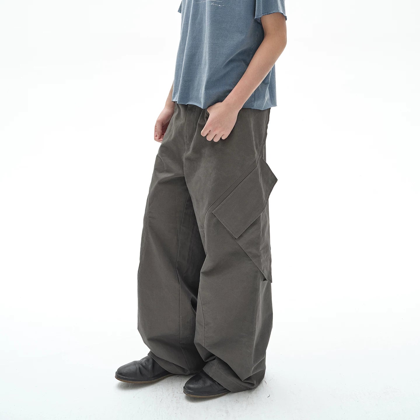 WASHED CARGO WORK PANTS