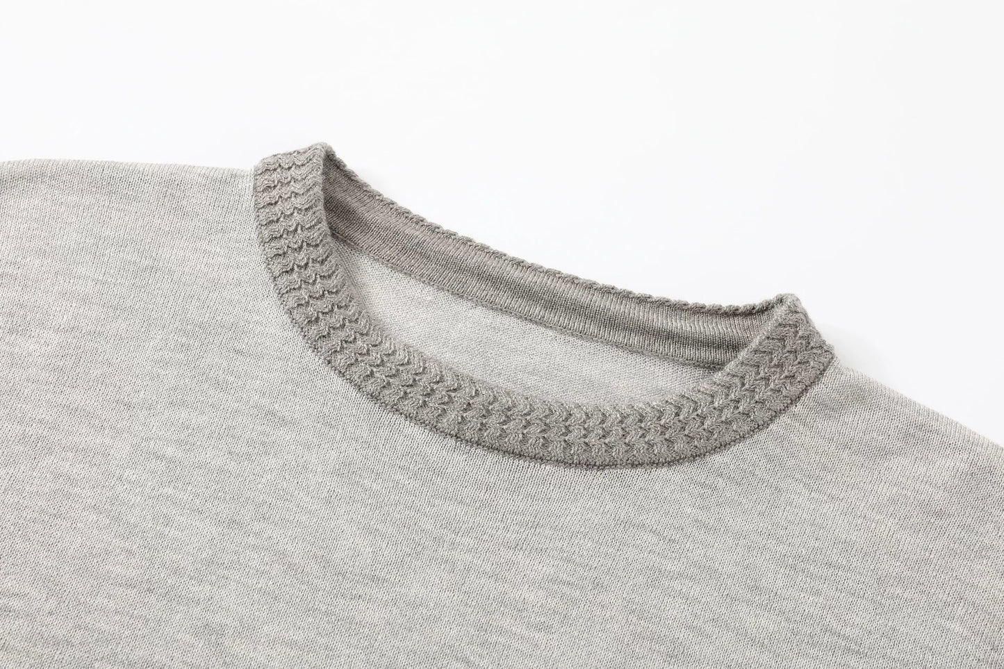 CASHMERE BLEND RINGER TEE