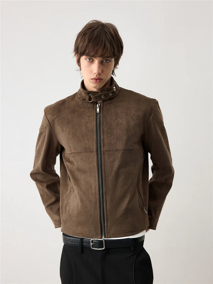 DECONSTRUCTED SUEDE JACKET