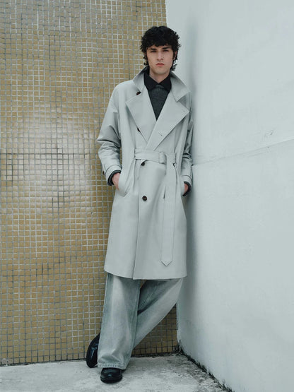 ADJUSTABLE BELT TRENCH COAT