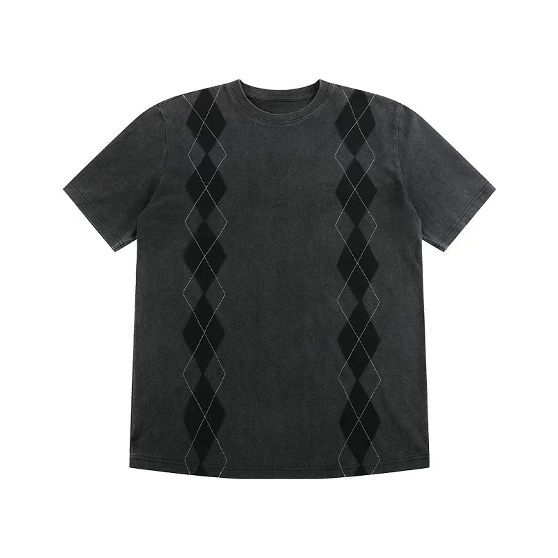 EMBROIDERED RIBBED TEE