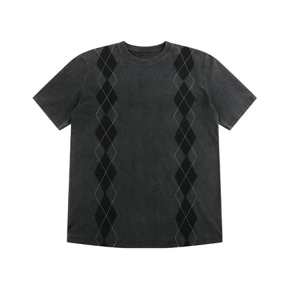 EMBROIDERED RIBBED TEE