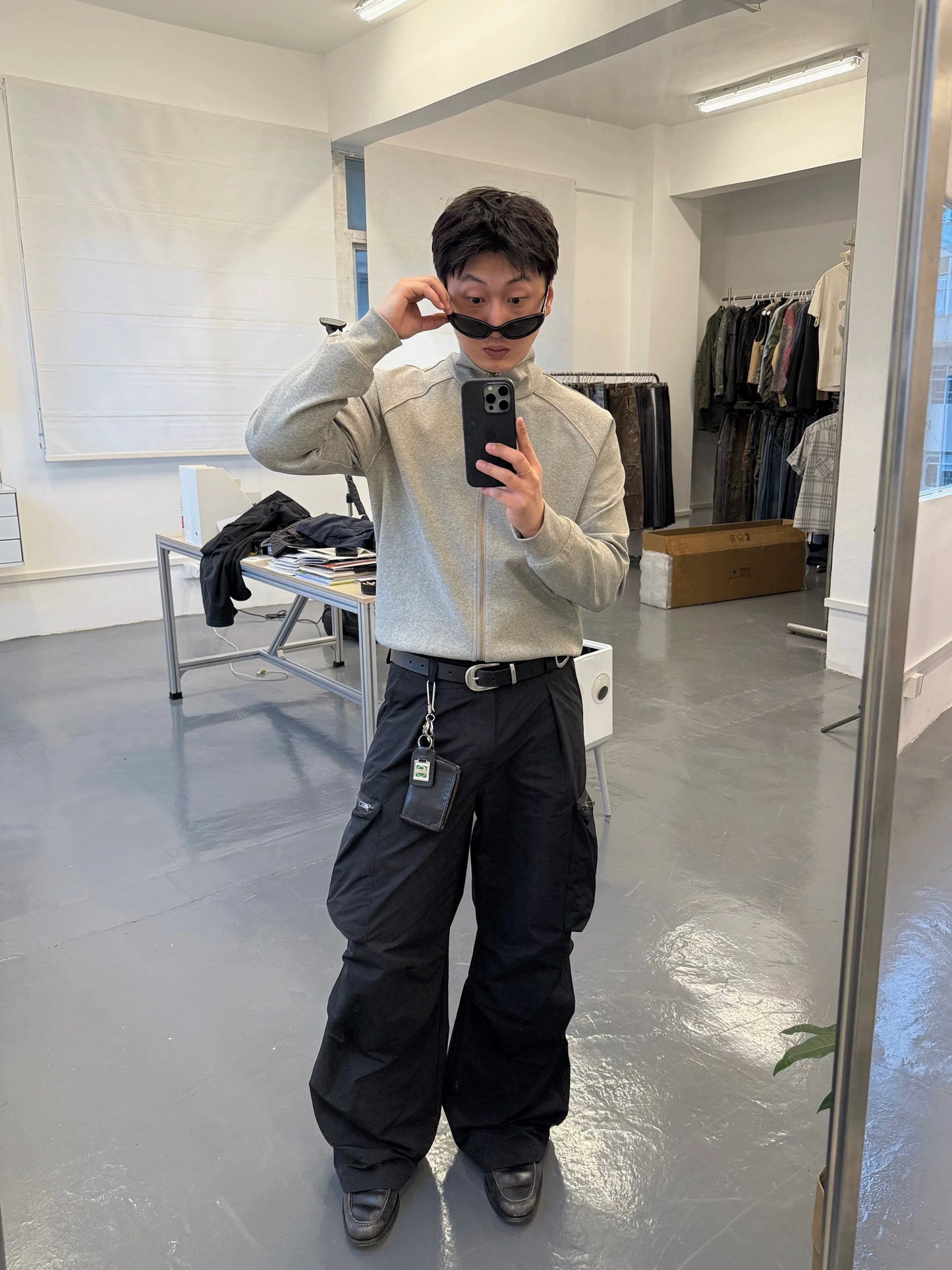 NYLON POCKET CARGO PANTS