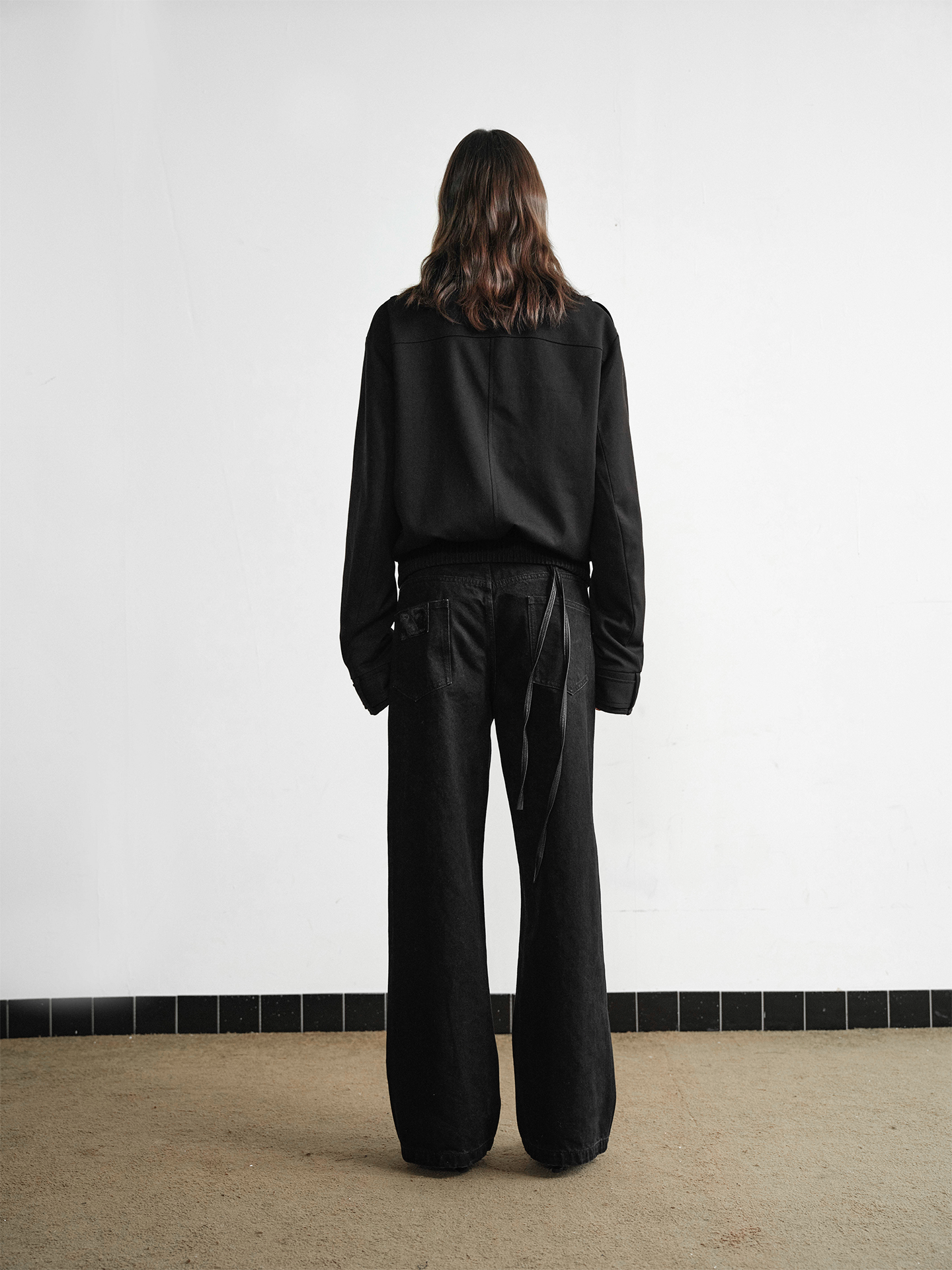 CASUAL WOOL BLEND HARRINGTON JACKET