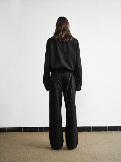 CASUAL WOOL BLEND HARRINGTON JACKET