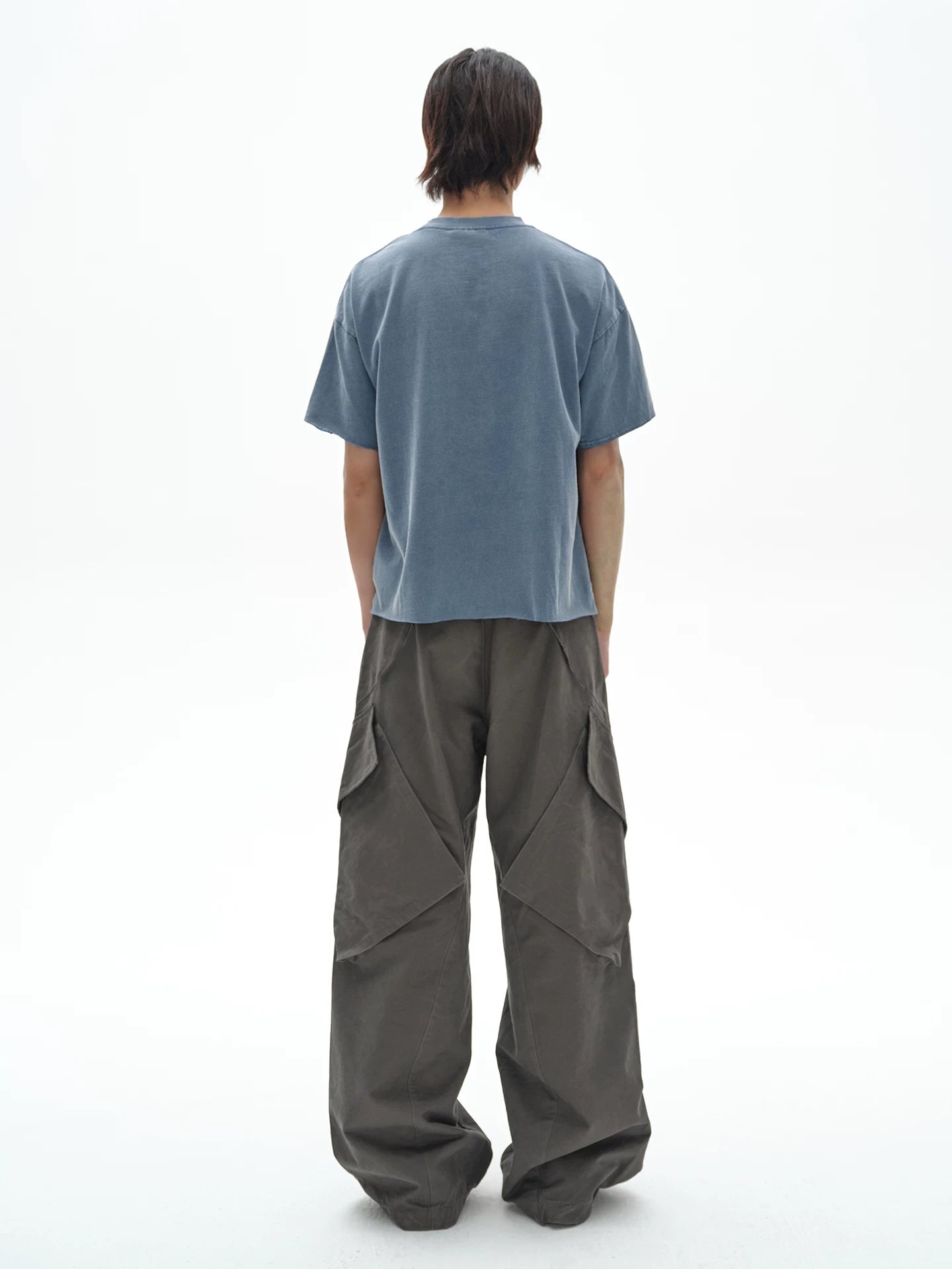 WASHED CARGO WORK PANTS