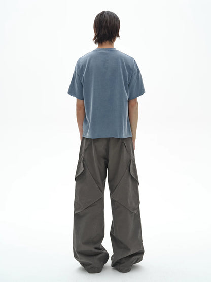 WASHED CARGO WORK PANTS
