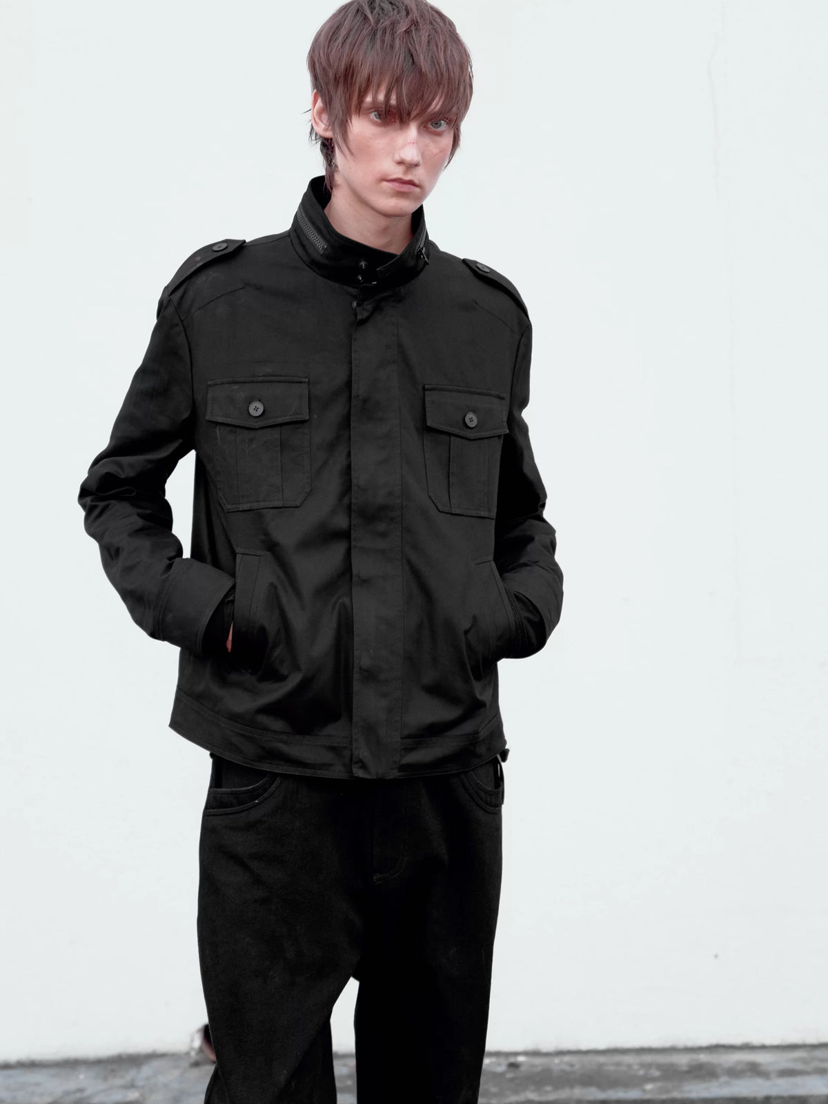 MERCERIZED COTTON WORK JACKET