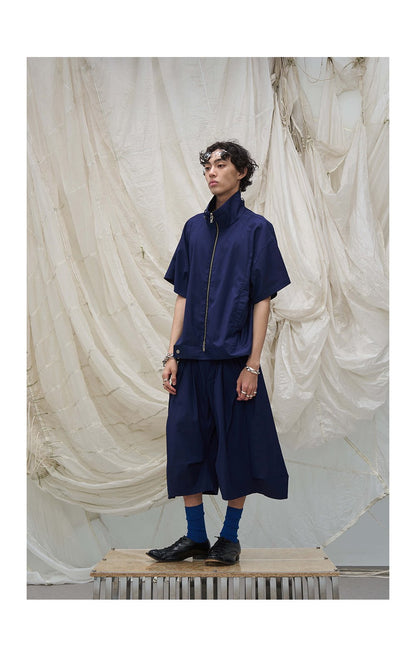 ELEGANT DRAPED PLEATED PANTS