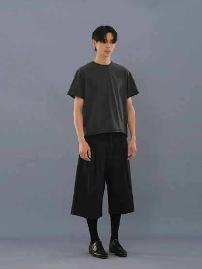LINEN BLEND CASUAL SHORTS