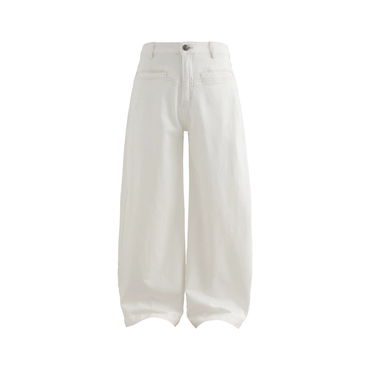 ELEGANT WIDE-LEG DENIM PANTS