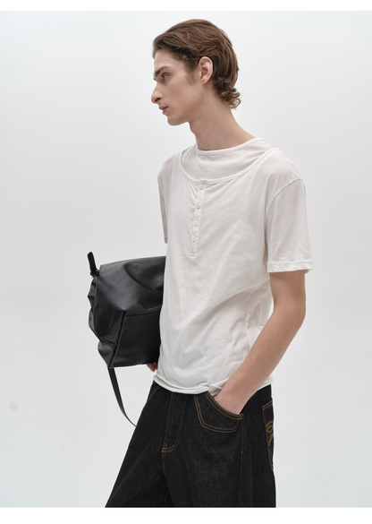 LAYERED SHORT SLEEVE TEE