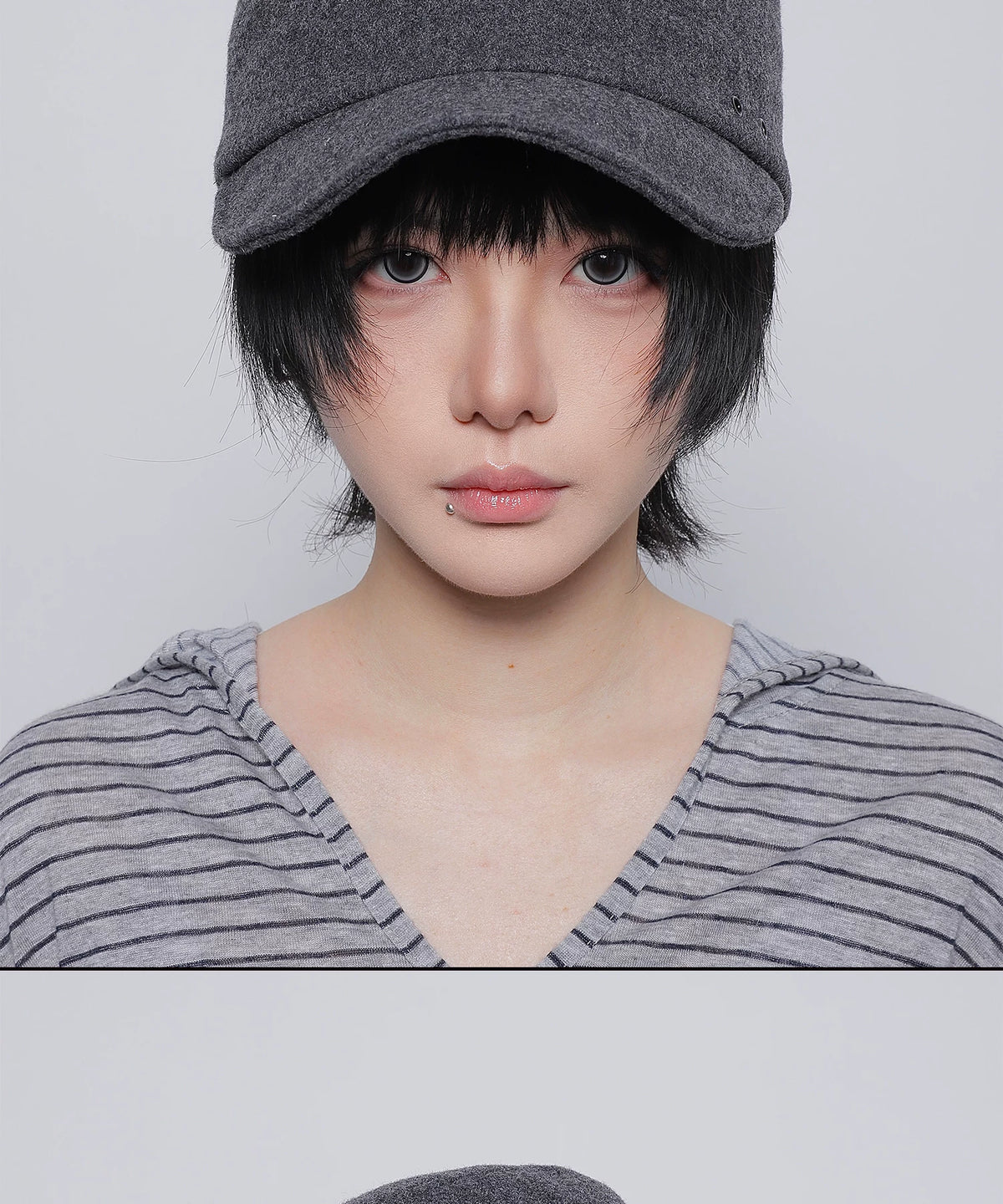 WOOL FLAT TOP CAP 7