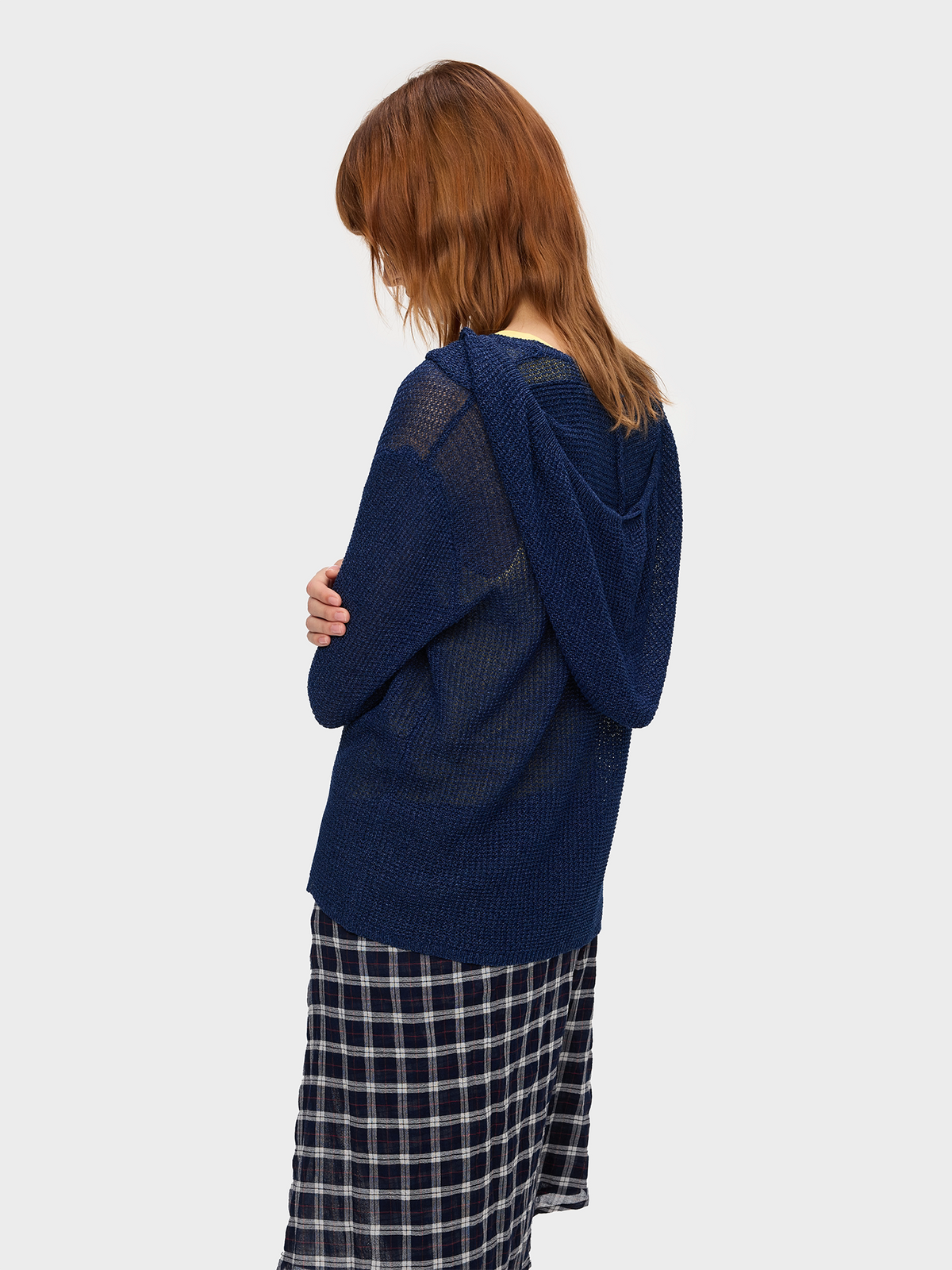 WASHI BLEND SHEER KNIT HOODIE 17