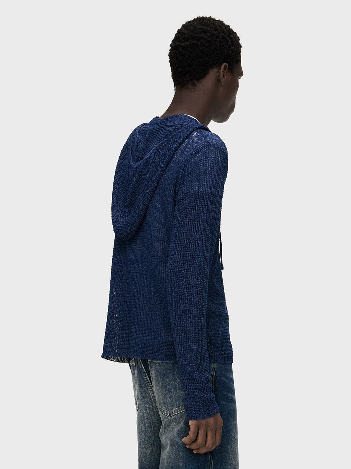 WASHI BLEND SHEER KNIT HOODIE 11