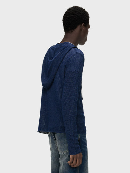 WASHI BLEND SHEER KNIT HOODIE 11