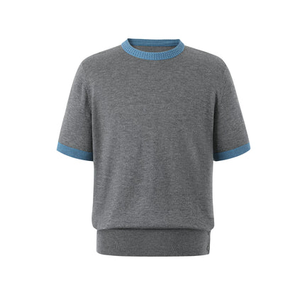 CASHMERE BLEND RINGER TEE
