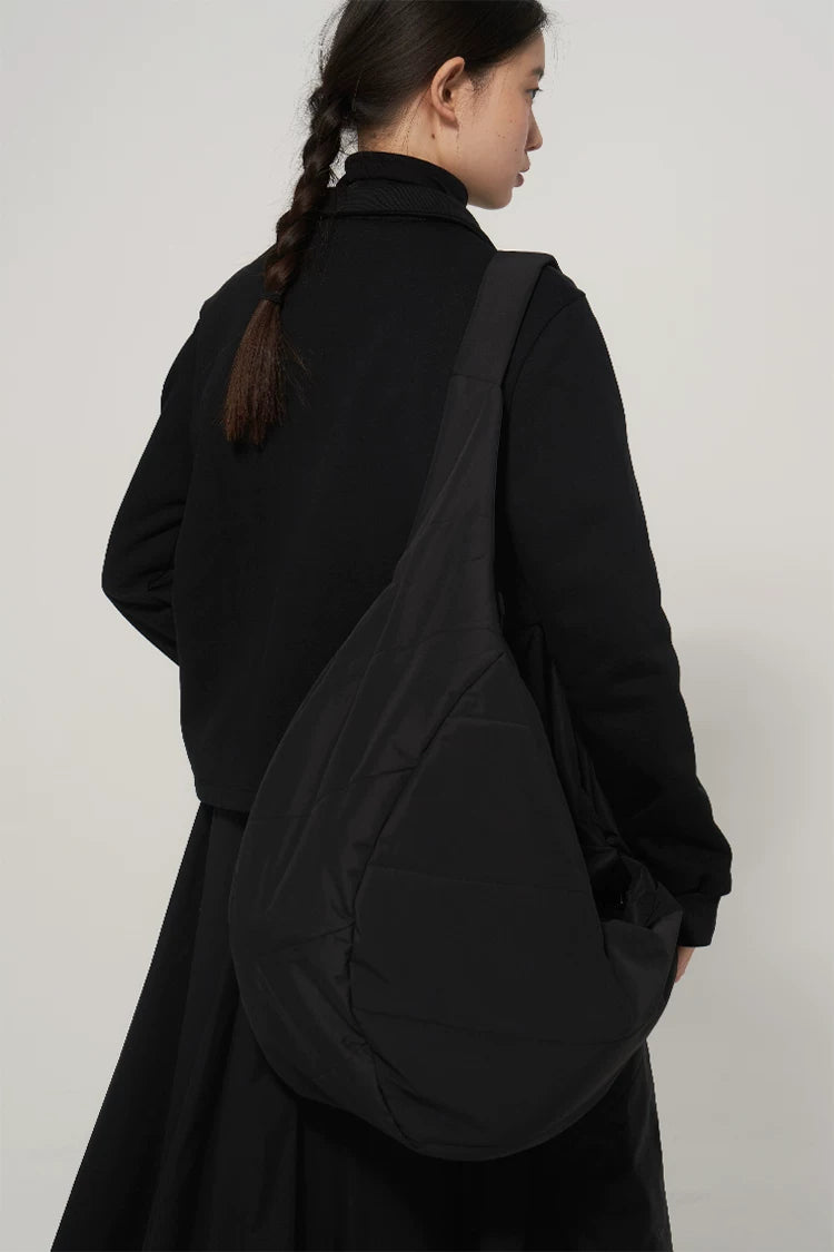 D SHAPED PADDED SHOULDER BAG 7