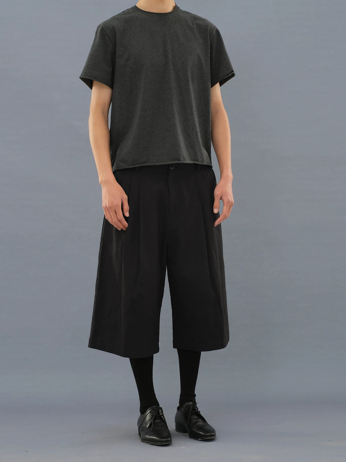 LINEN BLEND CASUAL SHORTS