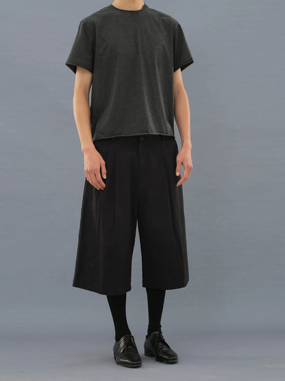 LINEN BLEND CASUAL SHORTS