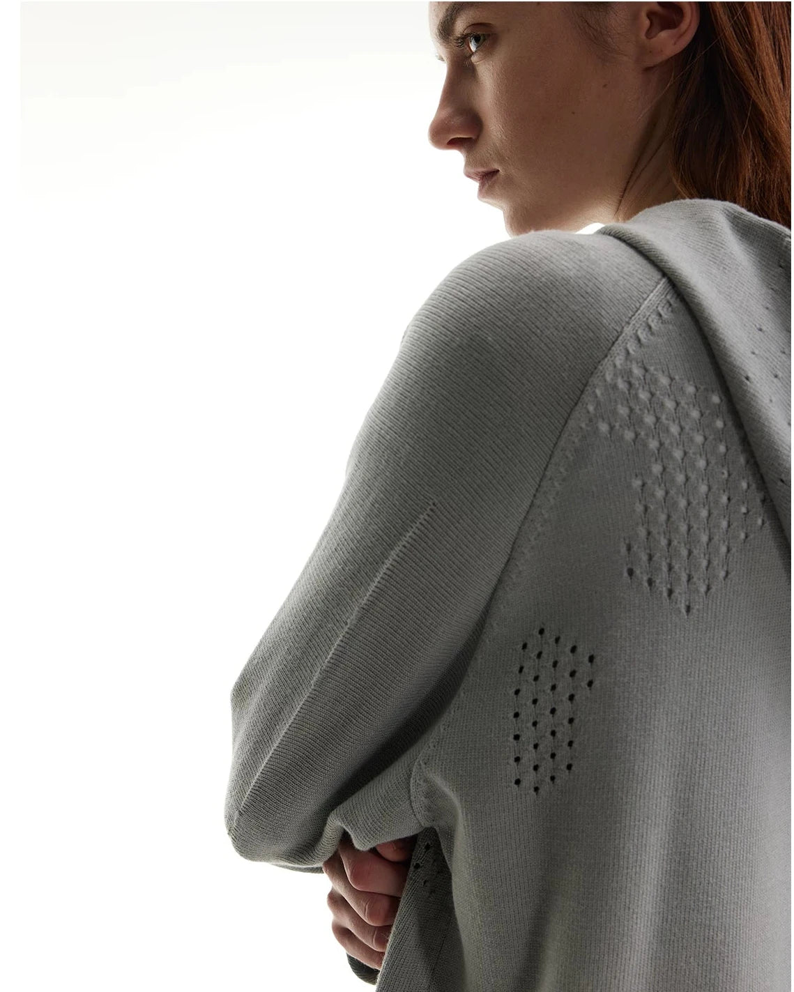 OPENWORK CROPPED FITNESS HOODIE